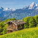 Vacaciones en las montañas en Holstein Suiza